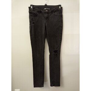 Levi Strauss & Co. 711 Skinny Black Destructed Skinny Jeans Size 30